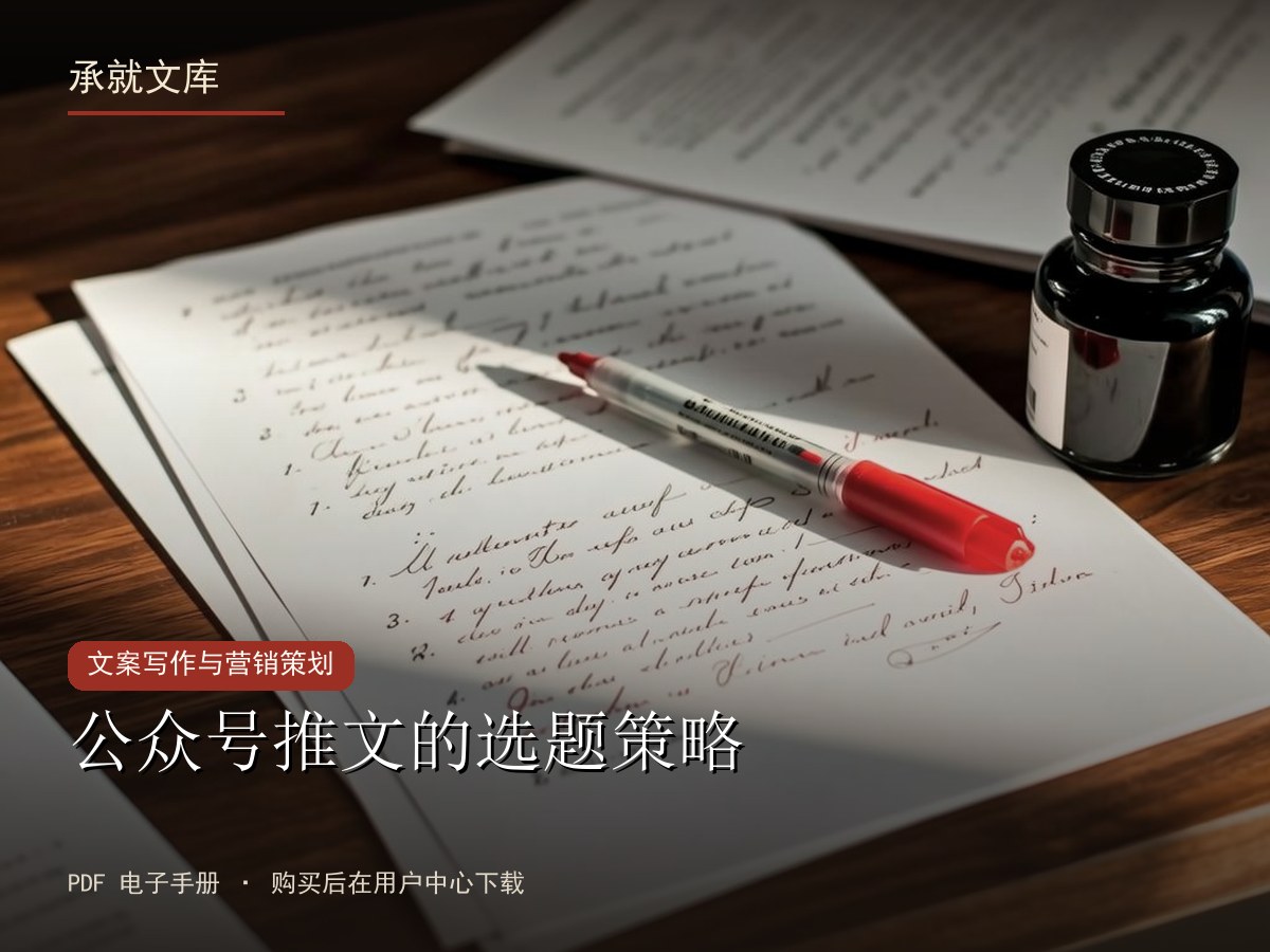 公众号推文的选题策略