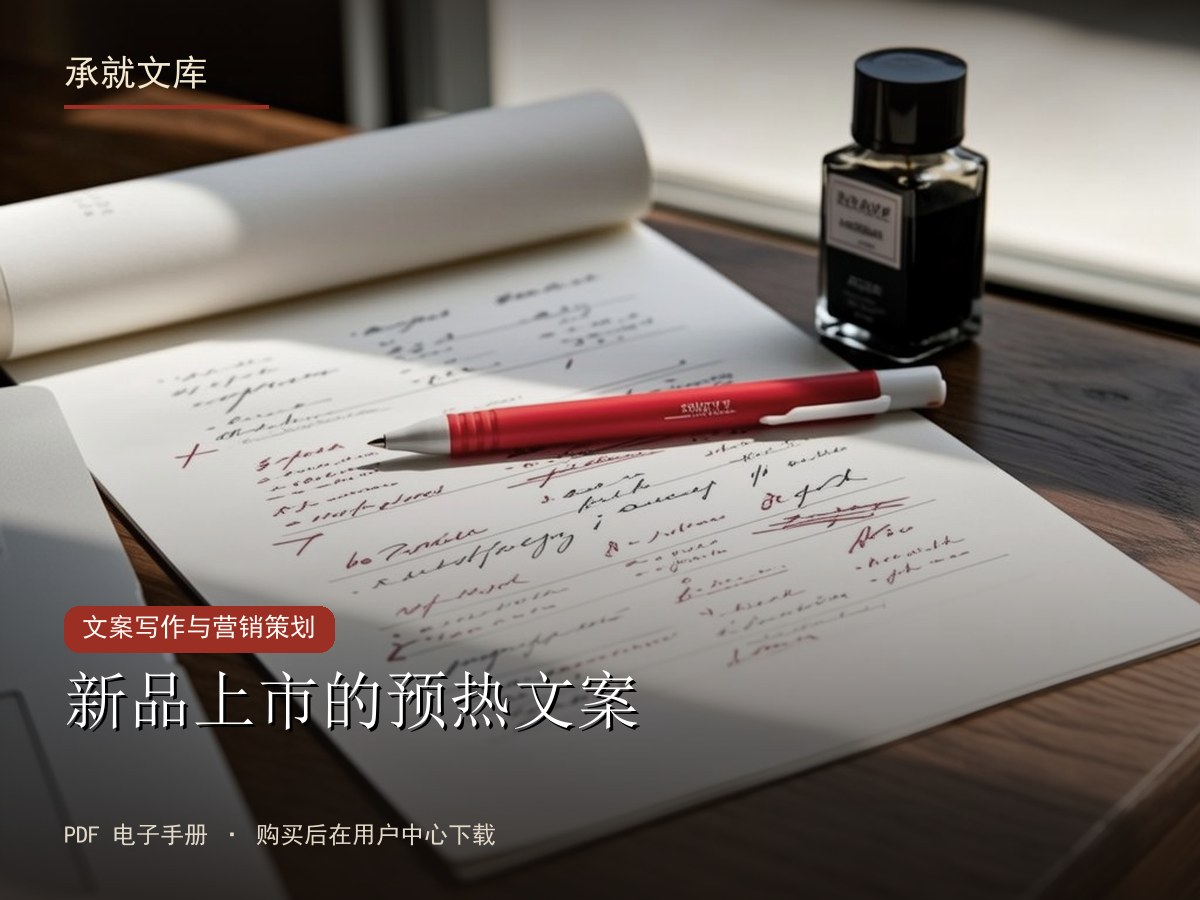 新品上市的预热文案