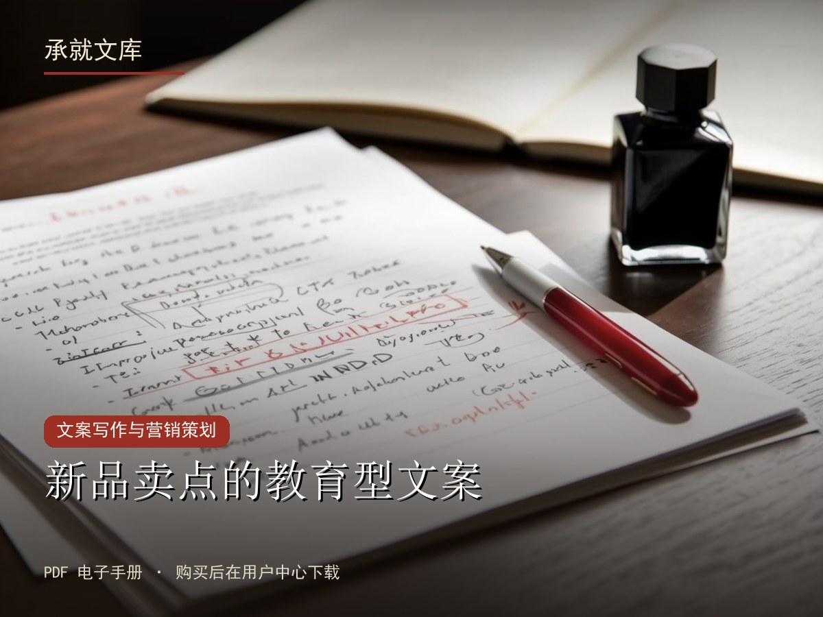 新品卖点的教育型文案