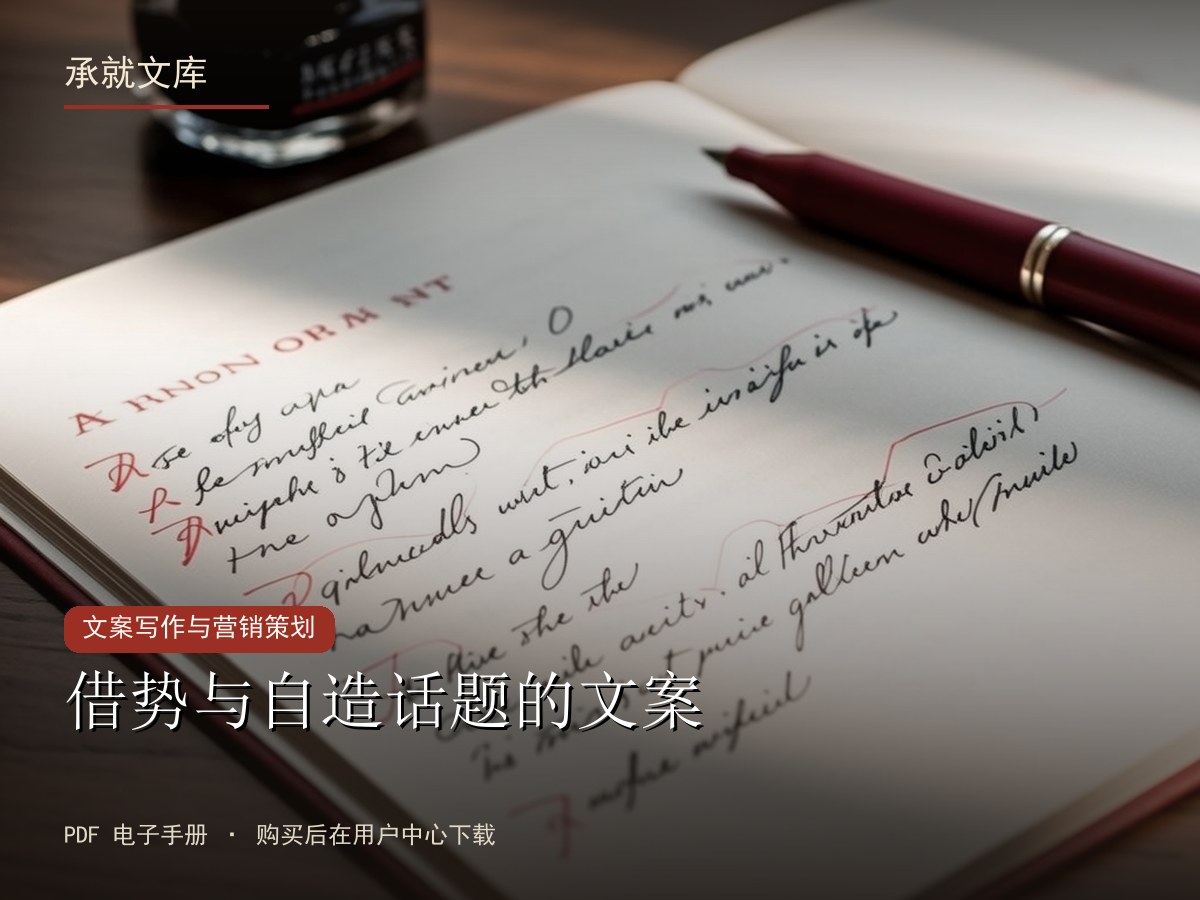 借势与自造话题的文案