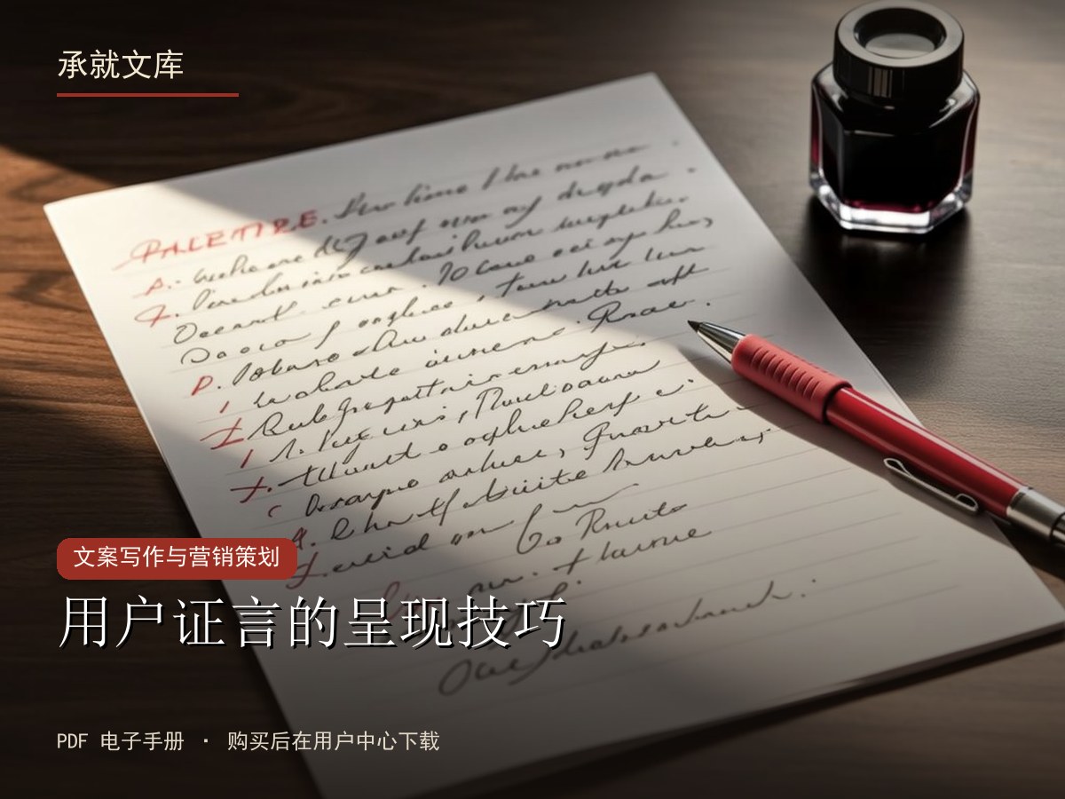用户证言的呈现技巧