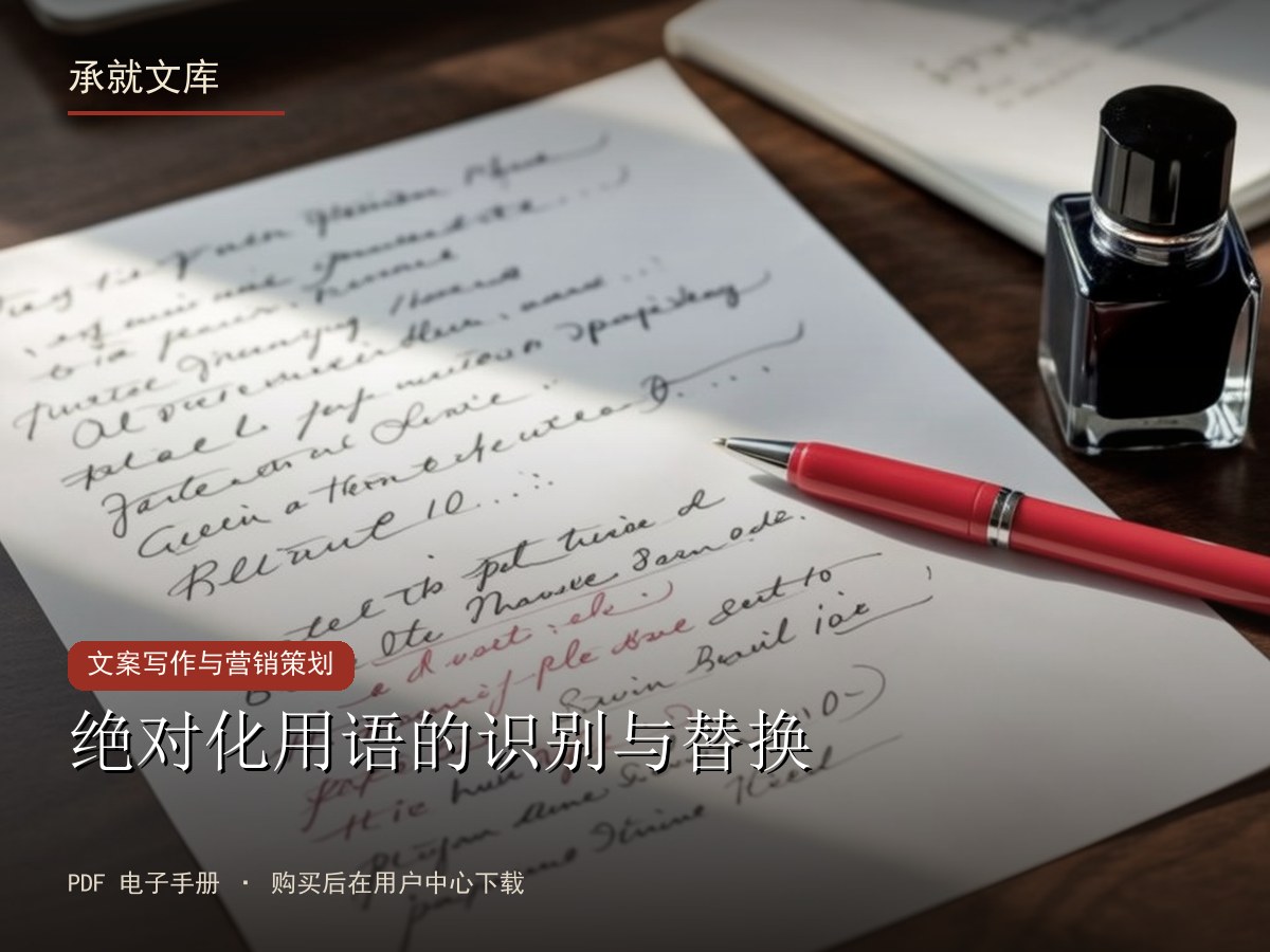 绝对化用语的识别与替换