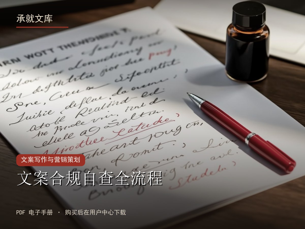 文案合规自查全流程