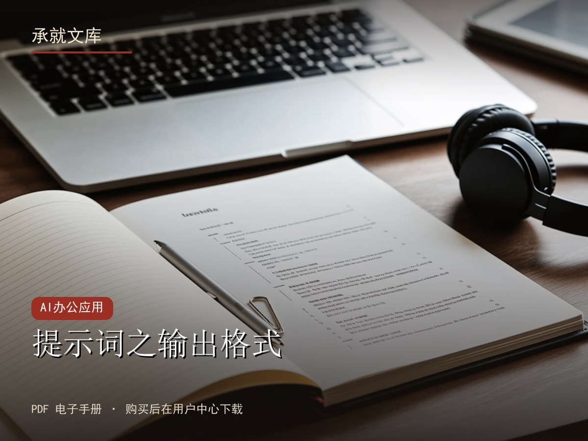 提示词之输出格式