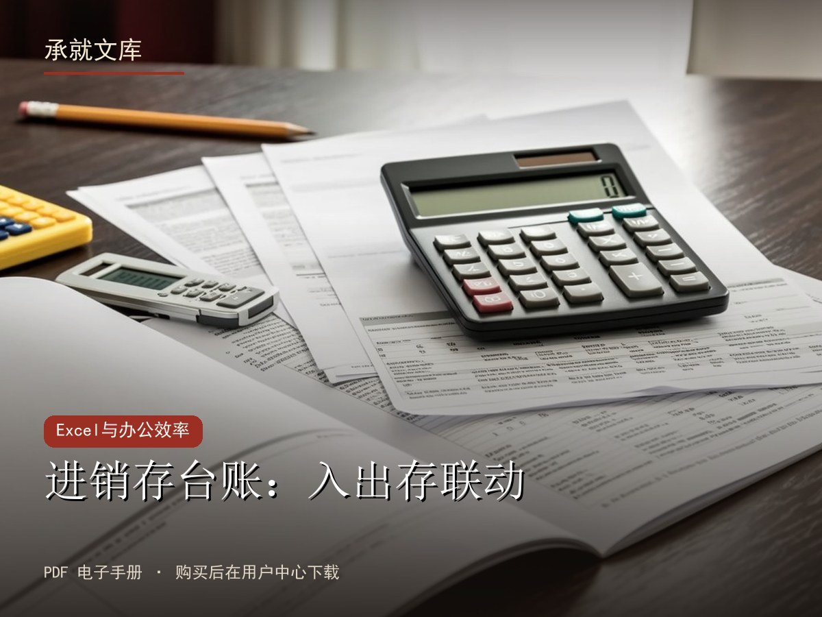 进销存台账：入出存联动