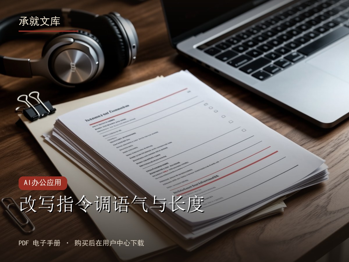 改写指令调语气与长度