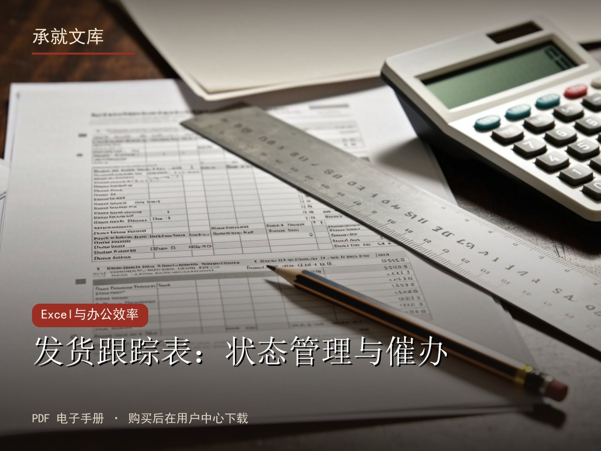 发货跟踪表：状态管理与催办