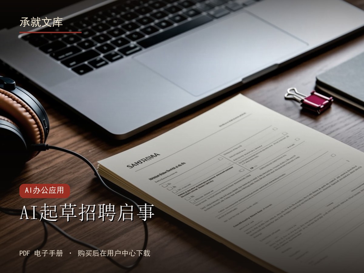 AI起草招聘启事