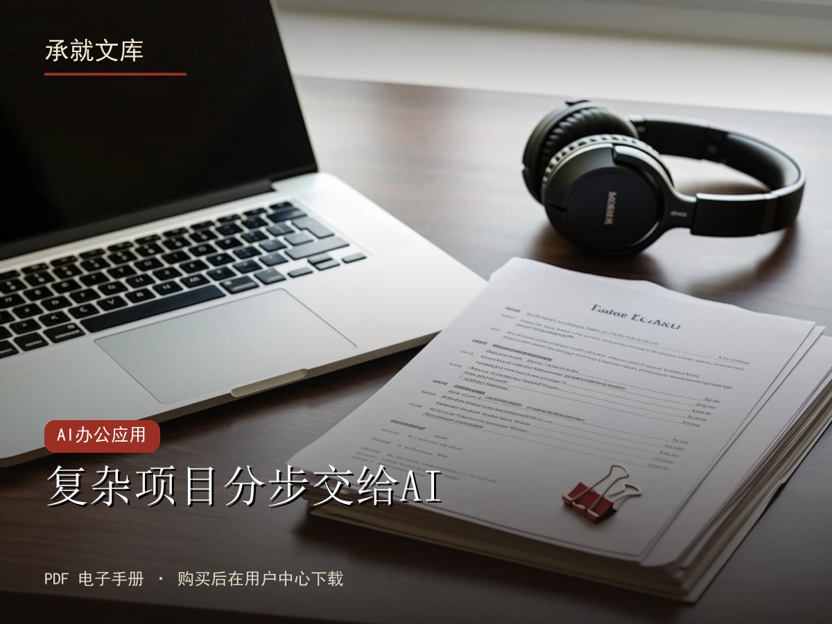 复杂项目分步交给AI