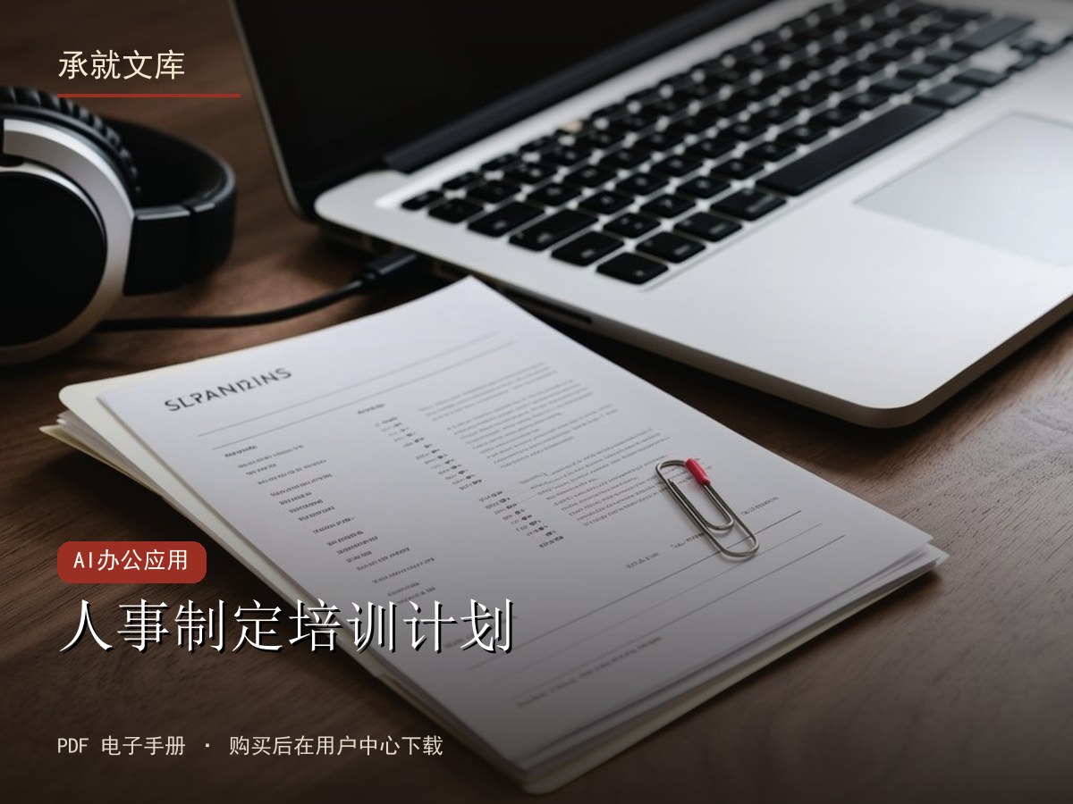 人事制定培训计划