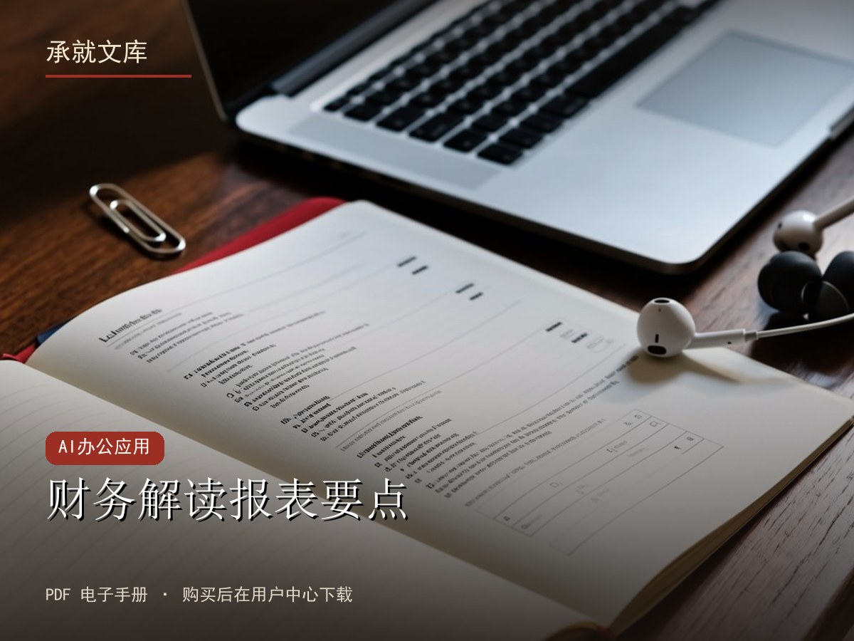 财务解读报表要点