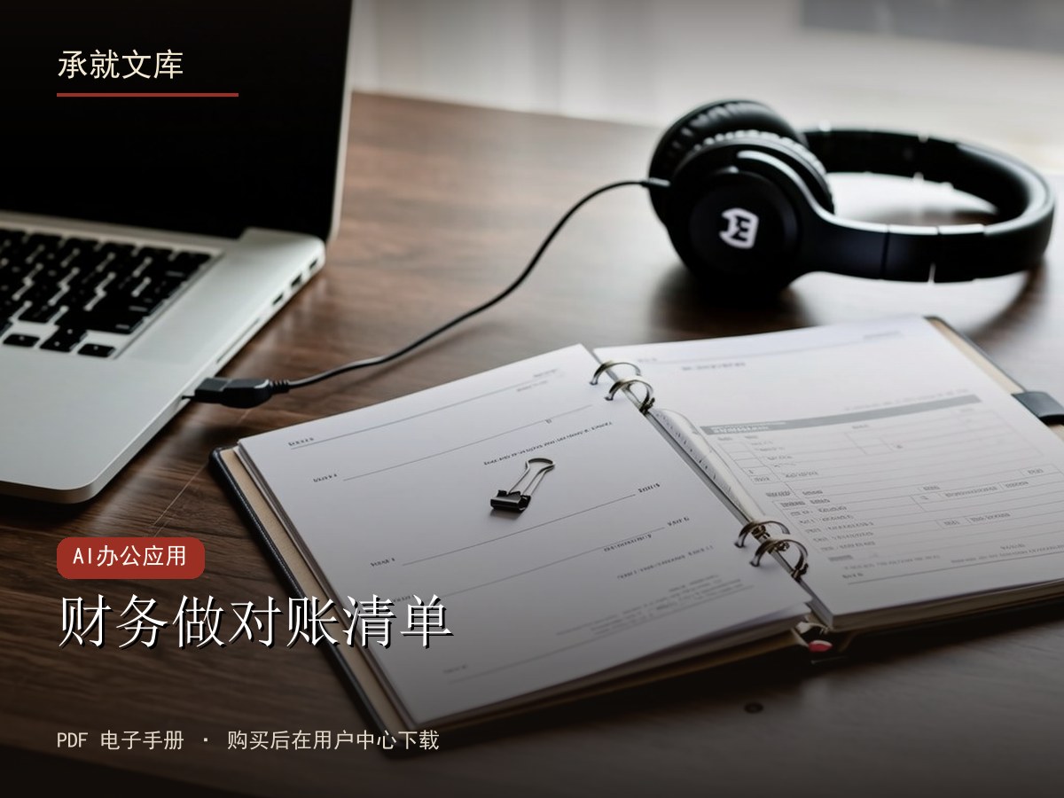 财务做对账清单
